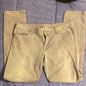 Banana Republic Gray Straight-Leg Jeans Classic Style